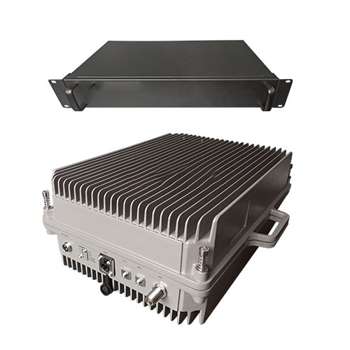  梅里斯达斡尔族350M PDT消防集群警用数字光纤直放站近远端机