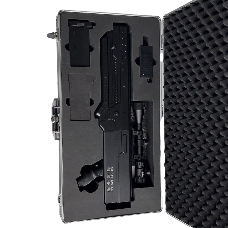  梅里斯达斡尔族手持便携式枪型低空防御反制四通道B型