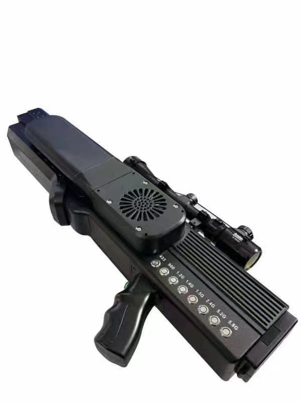  梅里斯达斡尔族手持便携式枪型低空防御反制八通道